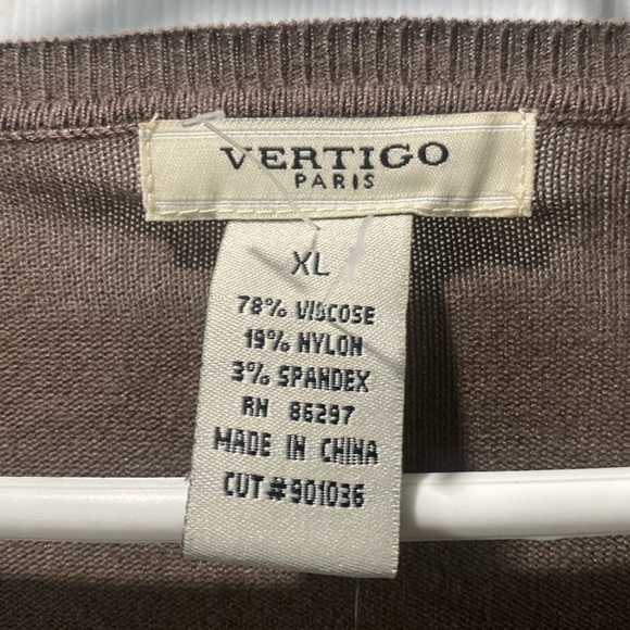 Vertigo  Paris Sweater Voile color style vt12702 Size XL - Picture 3 of 8